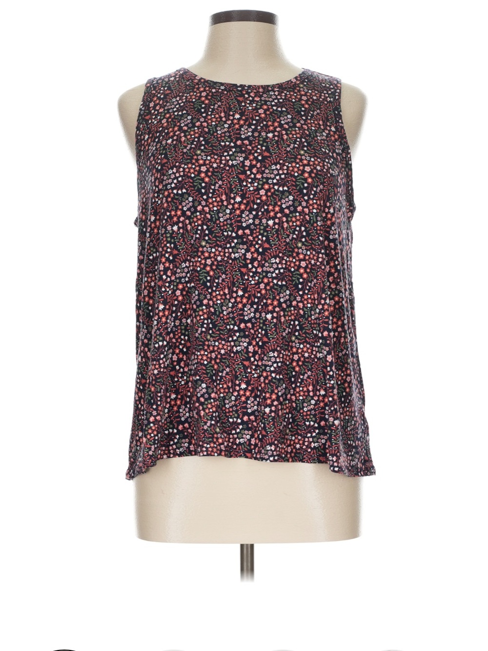 Old Navy -Navy/pink/etc.  Tank Top with Pink Floral Print